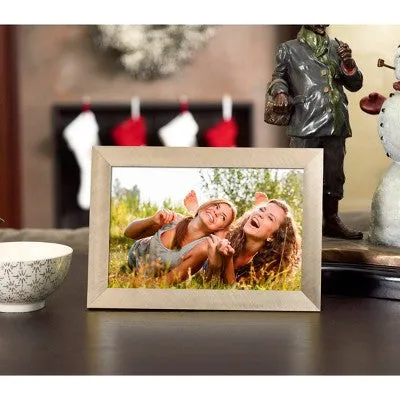 10" WiFi Digital Photo Frame Brushed Metal Gold - Polaroid