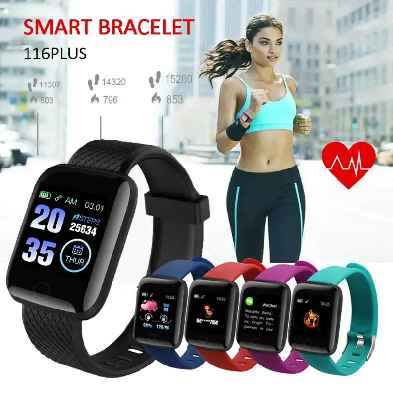116 PLUS Smart Watch - The Ultimate Fitness and Health Tracker for Men & Women
