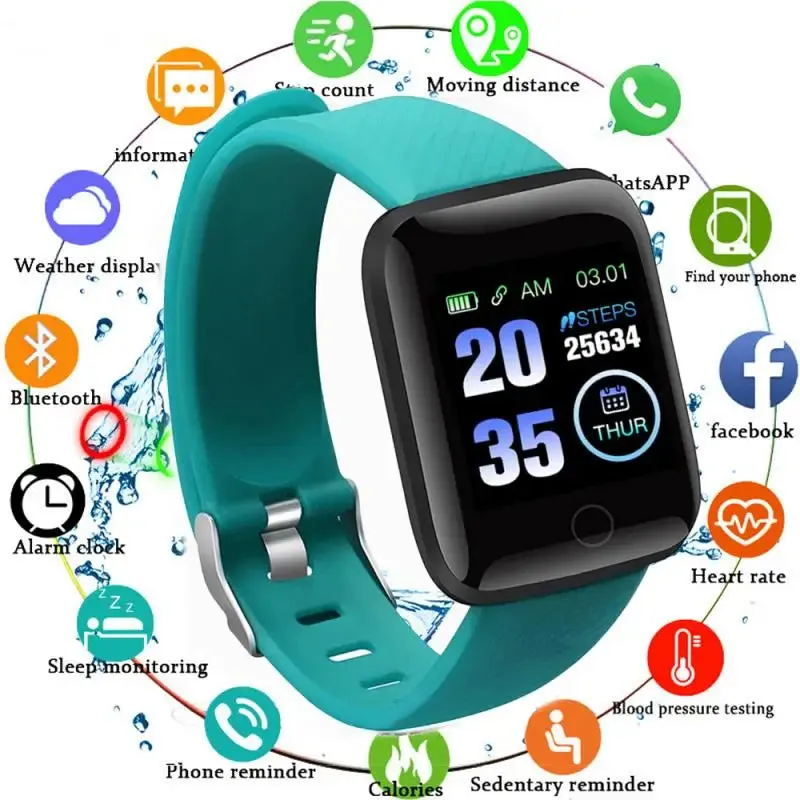 116 PLUS Smart Watch - The Ultimate Fitness and Health Tracker for Men & Women