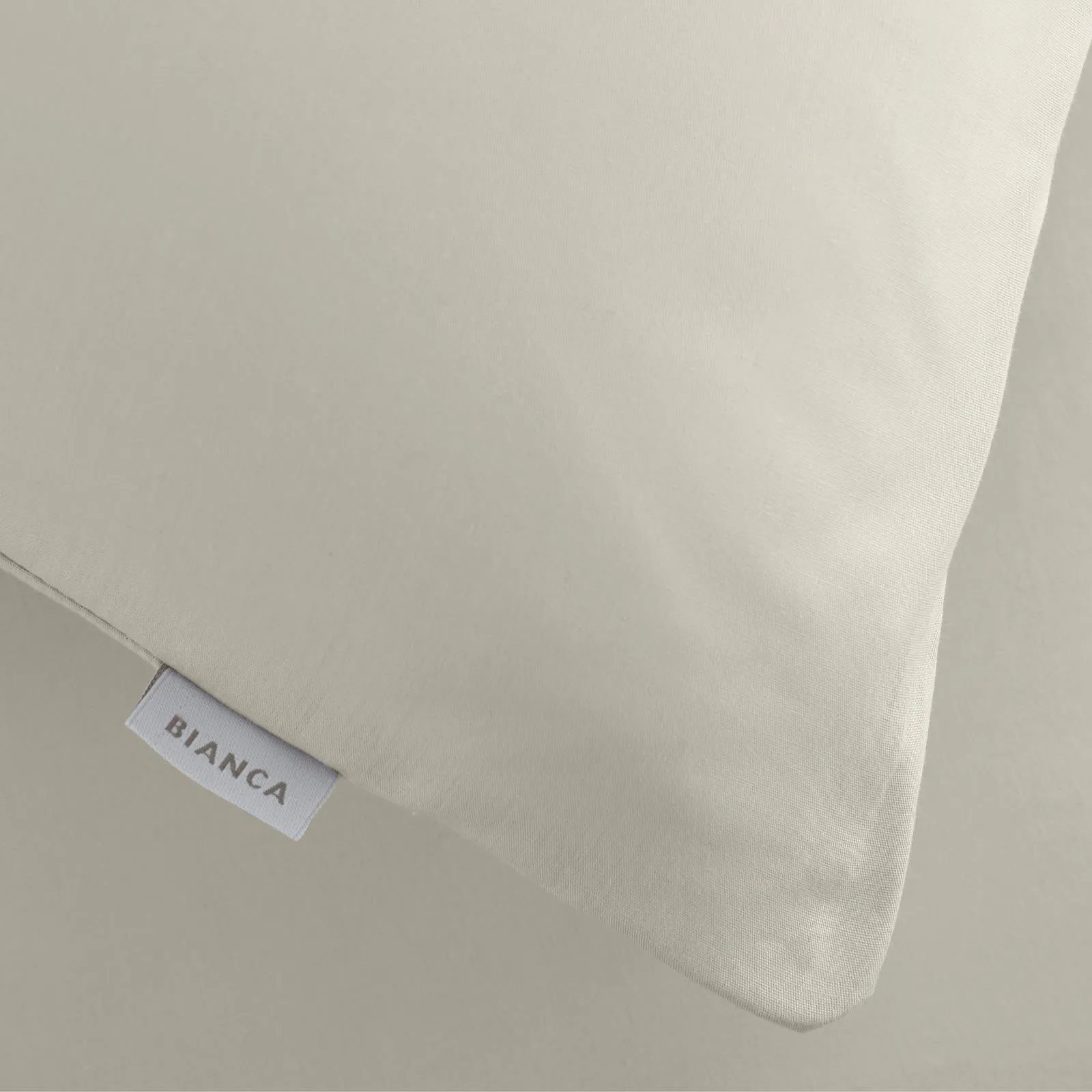 200TC Cotton Percale Pillowcases Natural