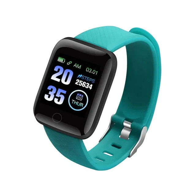 2019 Bluetooth Unisex's Smart Watch With Blood Pressure For Android & iOS