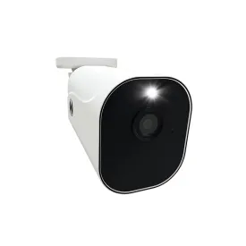 Add On Wire Free Battery 1080p Spotlight Camera with 2-Way Audio - White