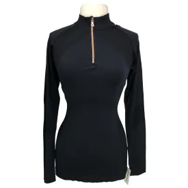 Anique Signature Sun Shirt in Black - Small