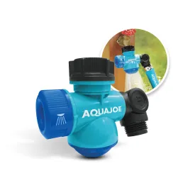 Aqua Joe SJI-MFGA1 Multi-Function Outdoor Faucet and Garden Hose Tap Connector