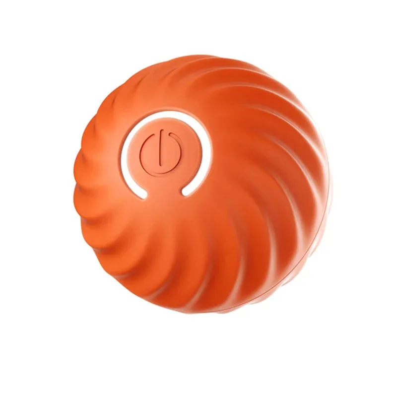 Automatic Boucing Ball Moving Dog Toy Smart USB Jumping Rotating Interactive Dog Chew Toy Ball Great for Puppy and Big Dogs alike Perfect Ball Toys