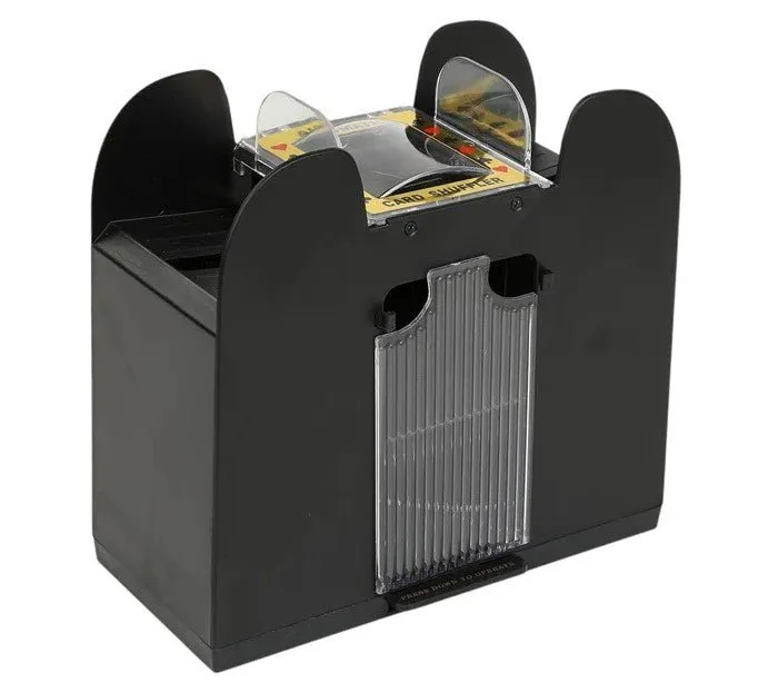 Automatic Playing Card Shuffler – Perfect for 2-6 Decks, Battery-Free Precision for Smooth, Hands-Free Gameplay