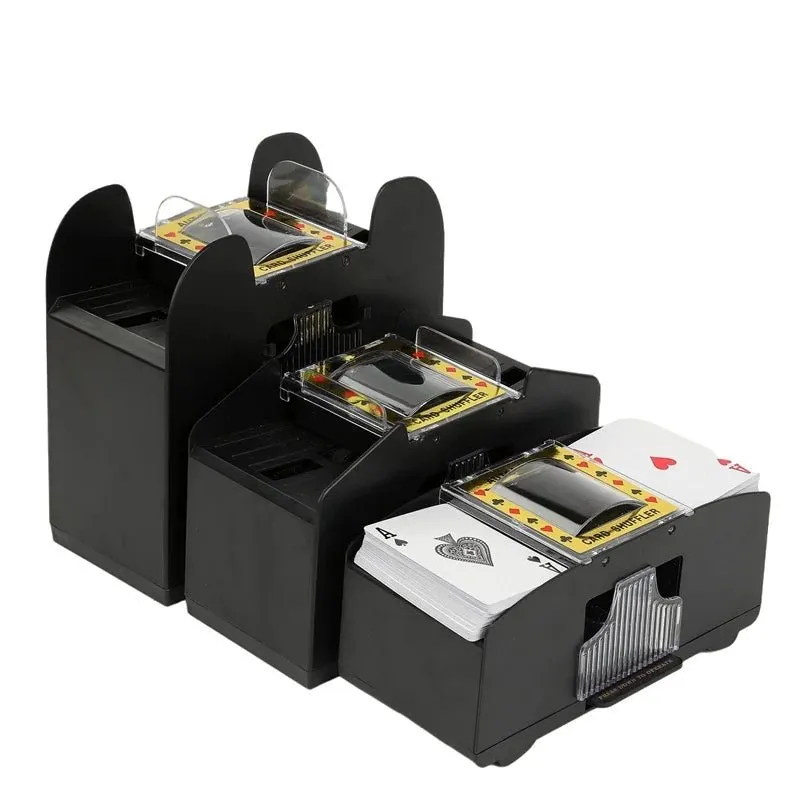 Automatic Playing Card Shuffler – Perfect for 2-6 Decks, Battery-Free Precision for Smooth, Hands-Free Gameplay