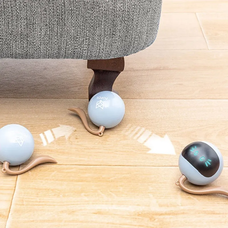 Automatic Smart Cat USB Interactive Electric Jumping Ball Self Rotating