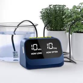 Automatic Watering System for Potted Plants, DIY Drip Irrigation Kit with Smart Timer, Waterproof LED Display & Large Capacity Battery, Precise Distribution of Water