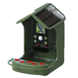BC01 Smart Bird Feeder Camera, Hummingbird Watching Camera with Motion Detection & Auto Capture Bird, 100° Wide Angle & Waterproof 1080P HD Night Vision Bird Camera for Bird Lover (Green)