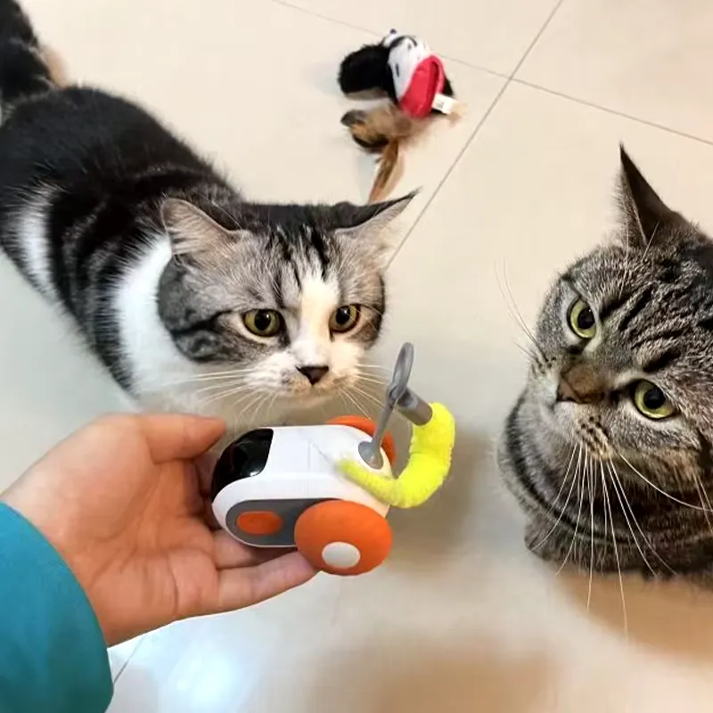[Best Seller   Free Shipping] Smart Cat Toy v2 - Meet Purrfect Racer! 🐾🚗