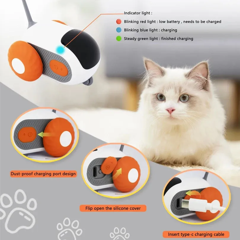 [Best Seller   Free Shipping] Smart Cat Toy v2 - Meet Purrfect Racer! 🐾🚗