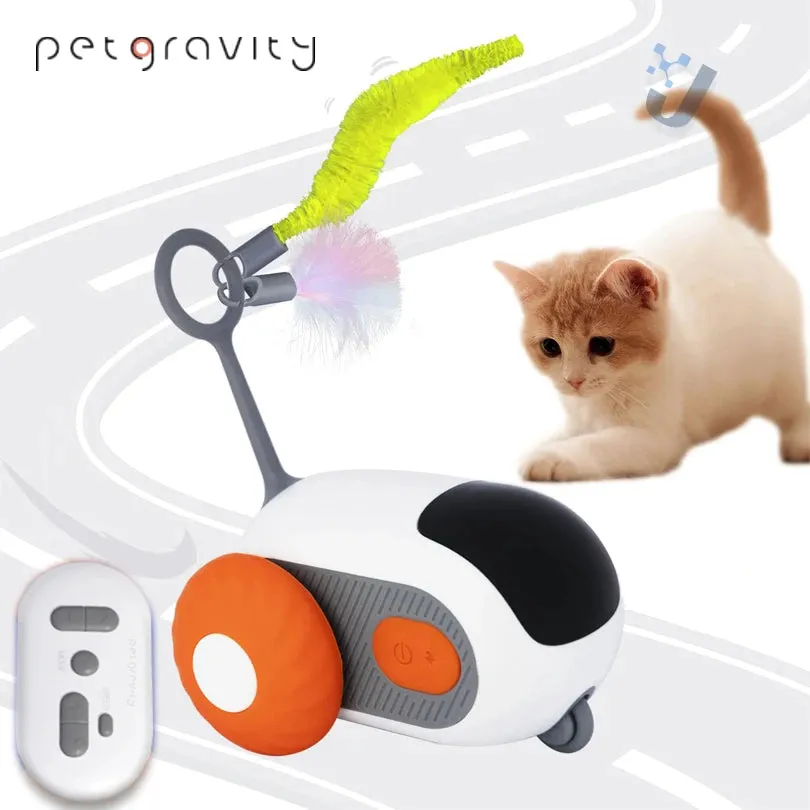 [Best Seller   Free Shipping] Smart Cat Toy v2 - Meet Purrfect Racer! 🐾🚗