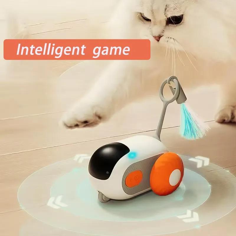 [Best Seller   Free Shipping] Smart Cat Toy v2 - Meet Purrfect Racer! 🐾🚗
