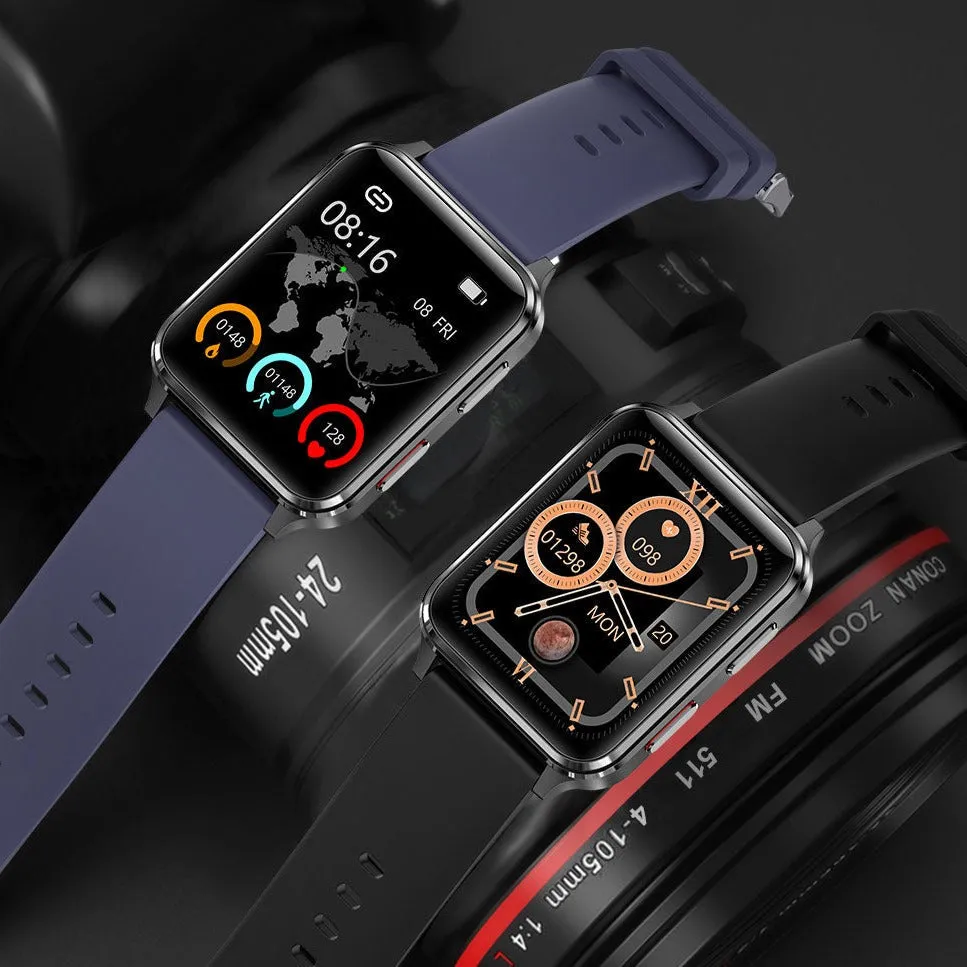BP Doctor Med 6 Blue Wearable Blood Pressure Smartwatch