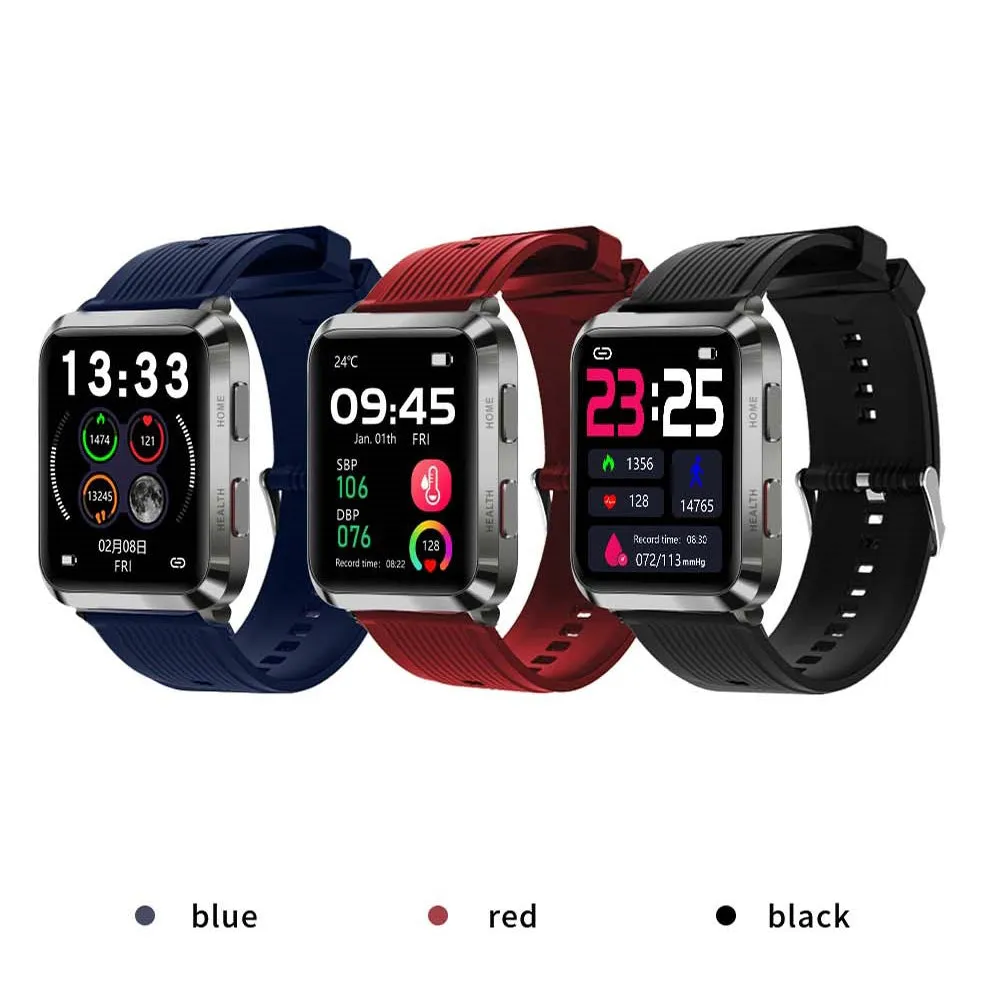 BP Doctor Med 7.4.0  Rectangular Dial Wearable Blood Pressure Smartwatch
