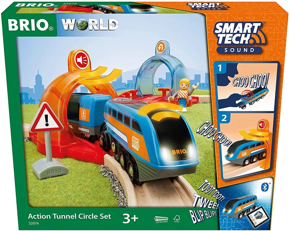 BRIO Smart Tech Sound - Action Tunnel Circle Set