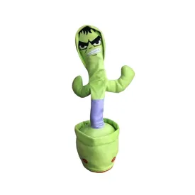 Bumtum Dancing Singing Hulk Theme Character Toy, Wriggle & Singing for Babies & Kids, Plush Musical Electronic Toys, Voice Recording Repeats(Bright Green), 1 Count