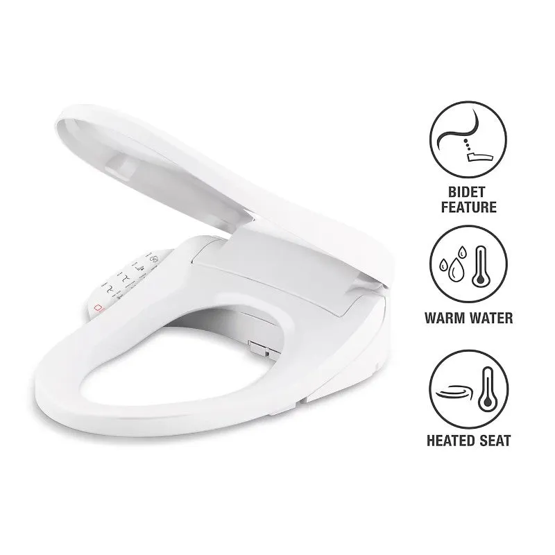 C3-155 Elongated Electronic Bidet Seat in Biscuit