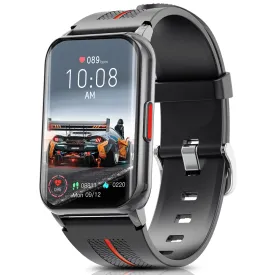Carkira HT26 2022 Men Ladies Smart Watch, IP67 Waterproof Fitness Tracker Watch with Sleep Heart Rate Black