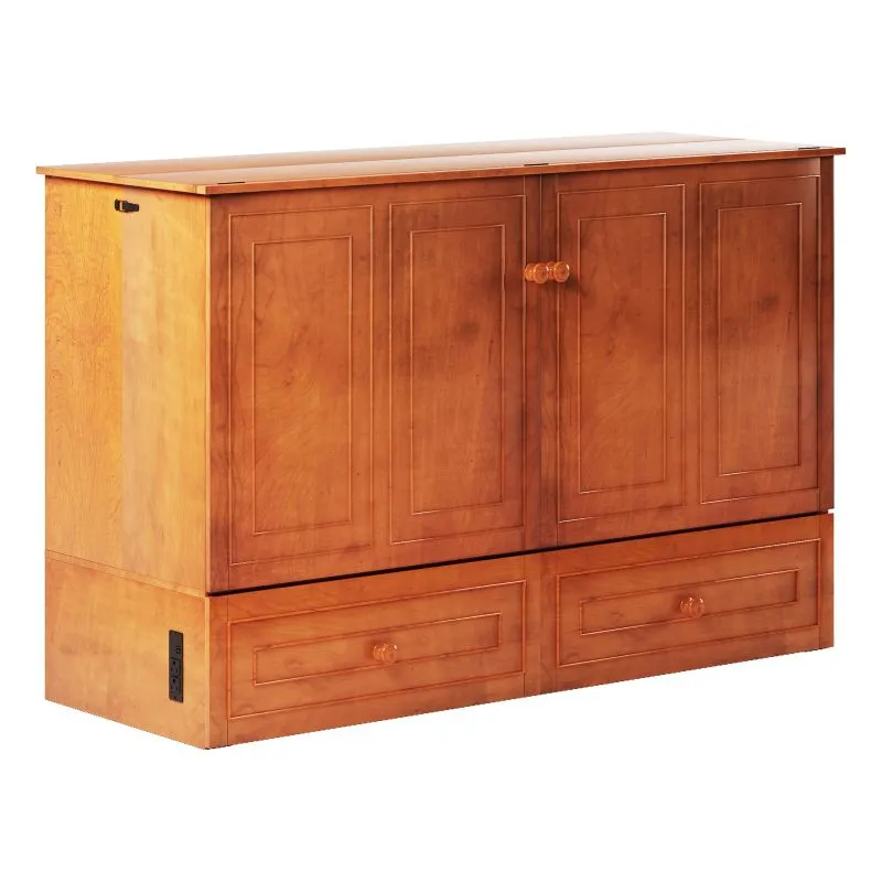 Cecer Multifunctional Murphy Bed Cabinet with USB Charging Station