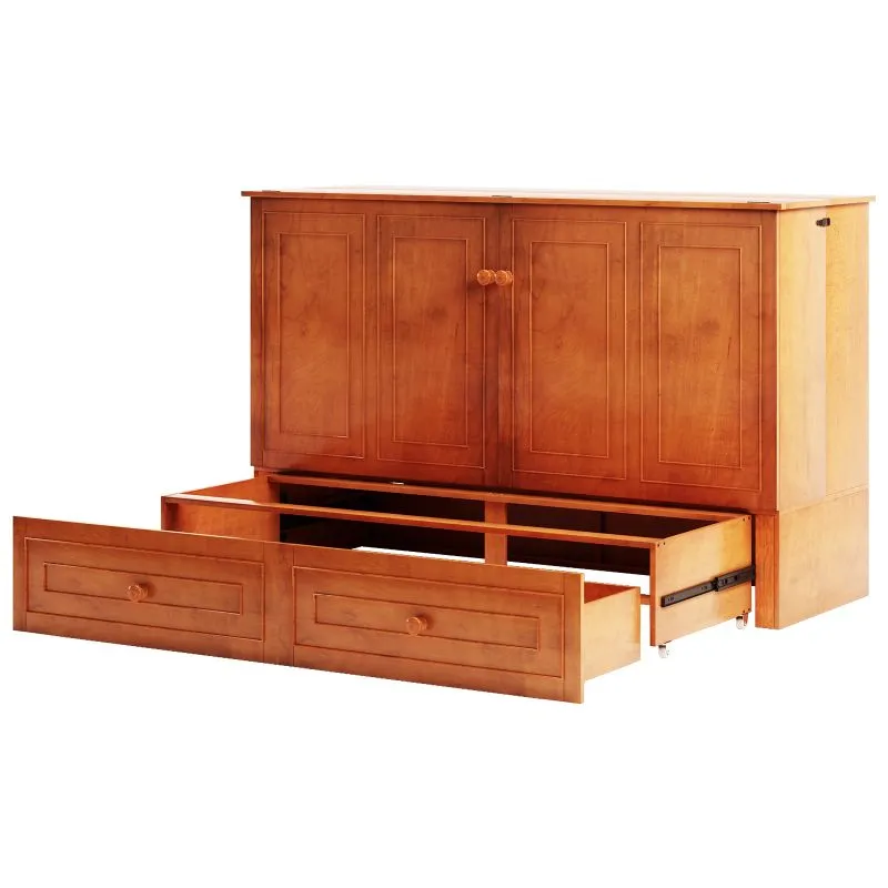 Cecer Multifunctional Murphy Bed Cabinet with USB Charging Station