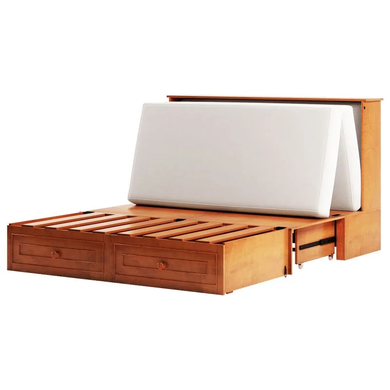 Cecer Multifunctional Murphy Bed Cabinet with USB Charging Station