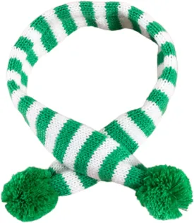 Christmas Dog Knitted Scarf with Striped Collar Soft Comfortable for Cats Dogs Rabbits Pet Christmas Costume
