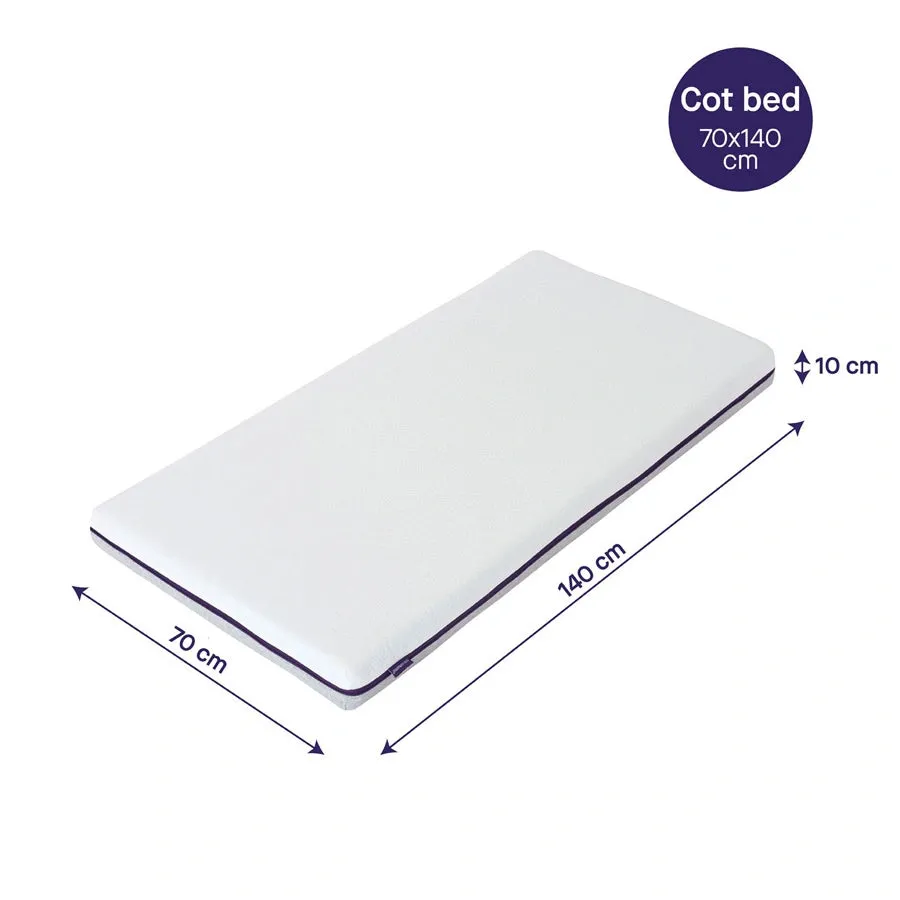 ClevaMama Climate Control Mattress 70 x 140 x 10 cm - Cot Bed Size