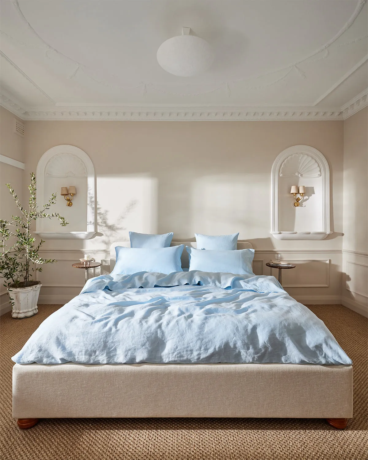 Coast 100% French Flax Linen King Pillowcases (Set of Two)