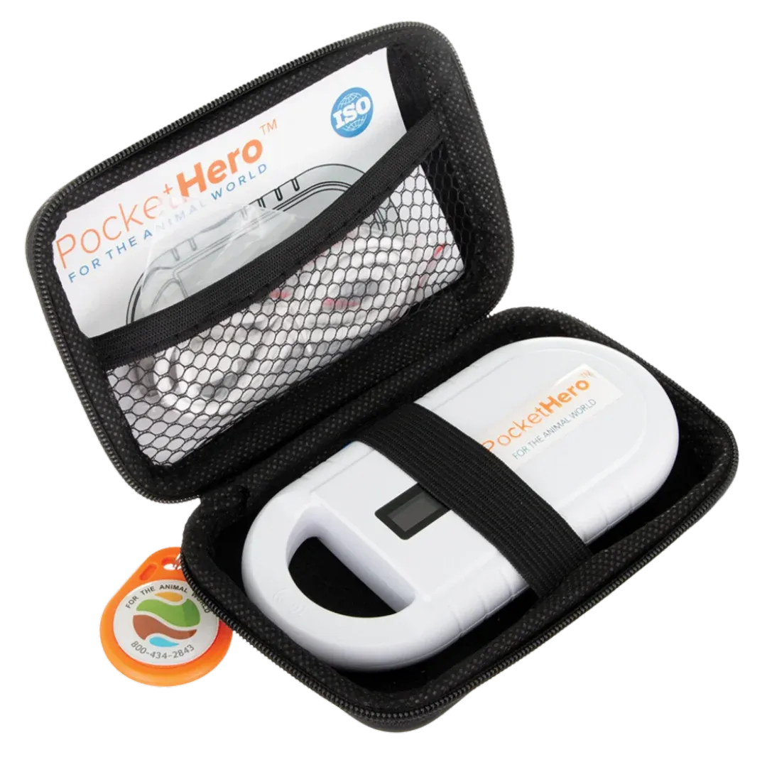 Complete Bundle: Microchip Complete Protection System with Pocket Hero Reader and Silent Collar Tag by BuddyID