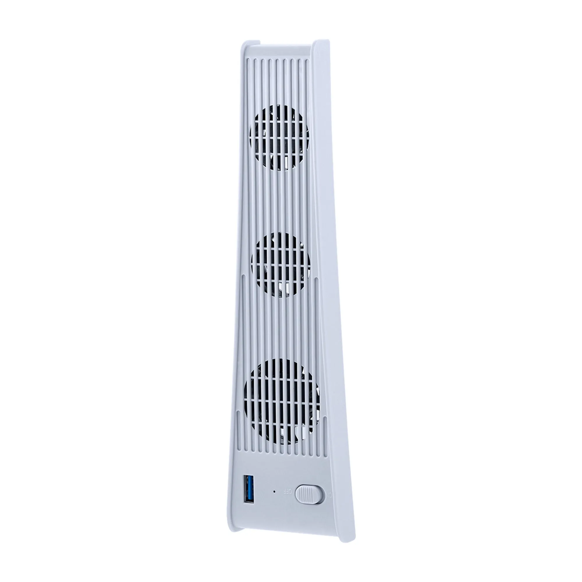 Cooling Stand Vertical Stand for PS5 DE/UHD with 3 Cooling Fan-White