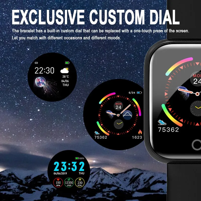 D21 New Smart Watch Women Men Heart Rate Monitor Fitness Tracker Bracelet Blood Pressure Bluetooth SmartWatch For IOS Andriod
