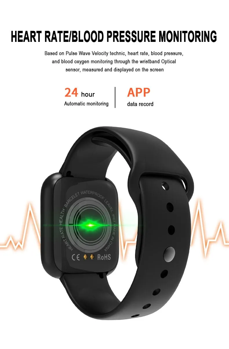 D21 New Smart Watch Women Men Heart Rate Monitor Fitness Tracker Bracelet Blood Pressure Bluetooth SmartWatch For IOS Andriod