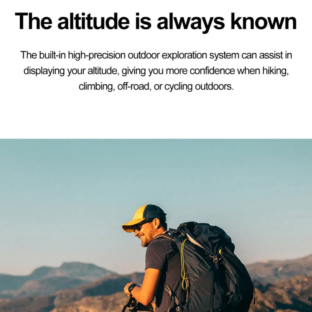 Dateoy Rugged Explorer – AMOLED Display, Built-in GPS,Compass Altitude, & Multidimensional Health Management
