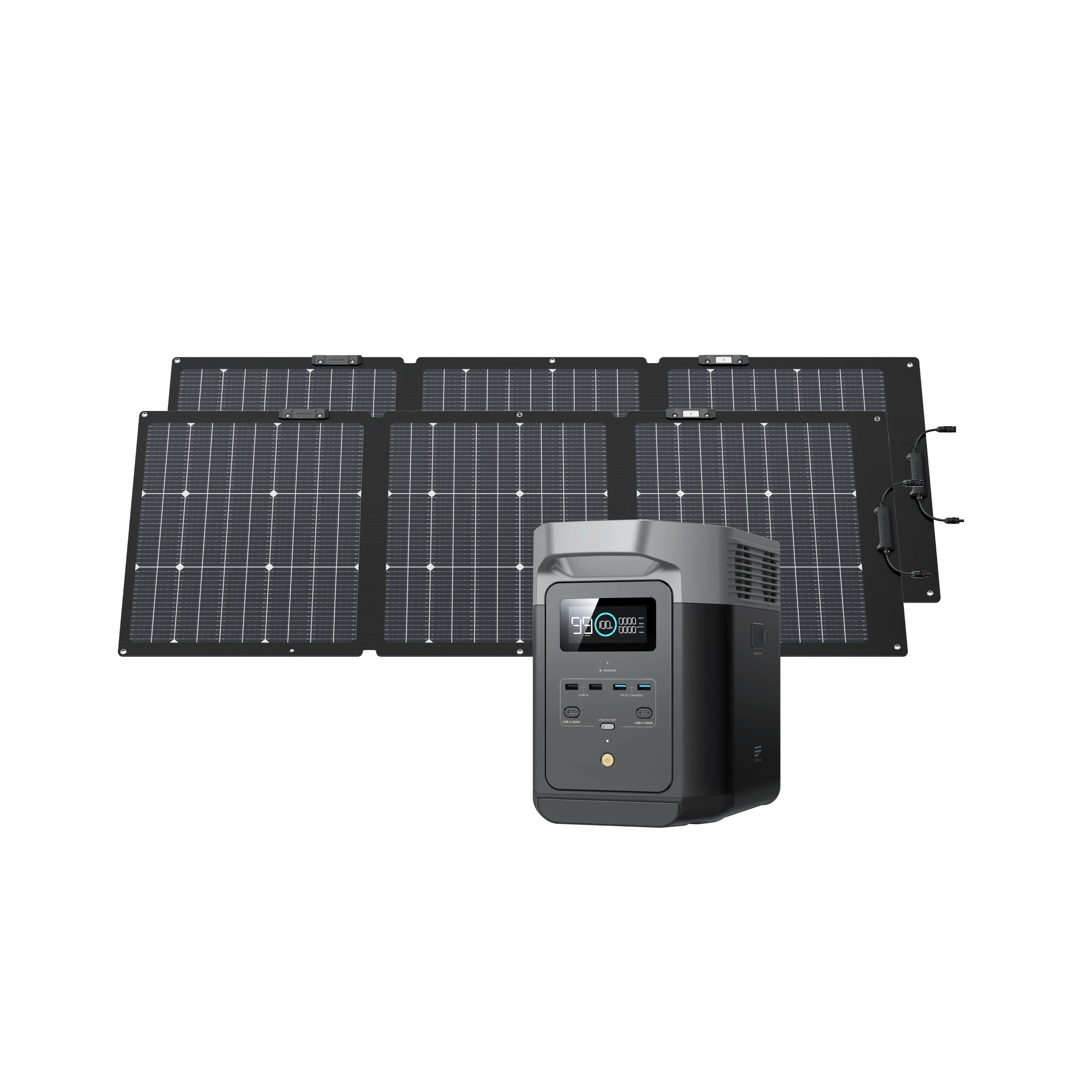EcoFlow DELTA 2   160W Portable Solar Panel