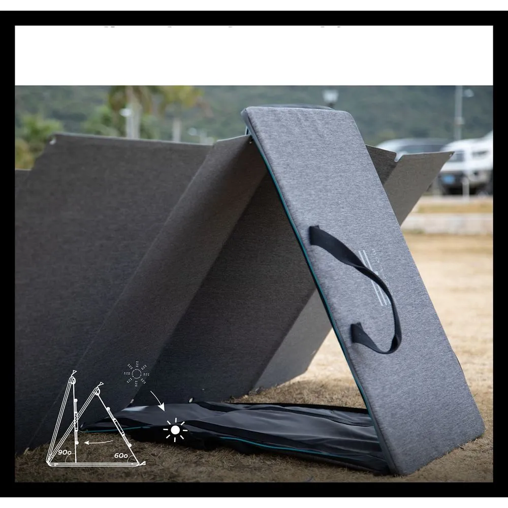 EcoFlow EFSOLAR160W  160W Portable Solar Panel for Power Station, Foldable Solar Charger with Adjustable Kickstand