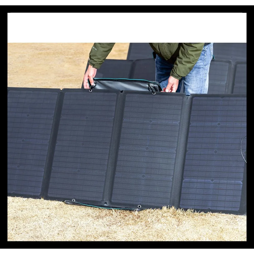 EcoFlow EFSOLAR160W  160W Portable Solar Panel for Power Station, Foldable Solar Charger with Adjustable Kickstand