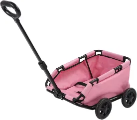 Ejoyous Dog Stroller, Foldable Pet Jogger Stroller Travel Carriage 4 Wheels Pet Folding Stroller for Small Cats Dogs Puppy Up to 28.6lbs