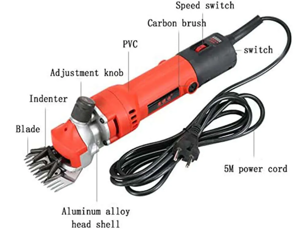 Electric Sheep Clipper Shearing 750W 230V 6Modes Speed