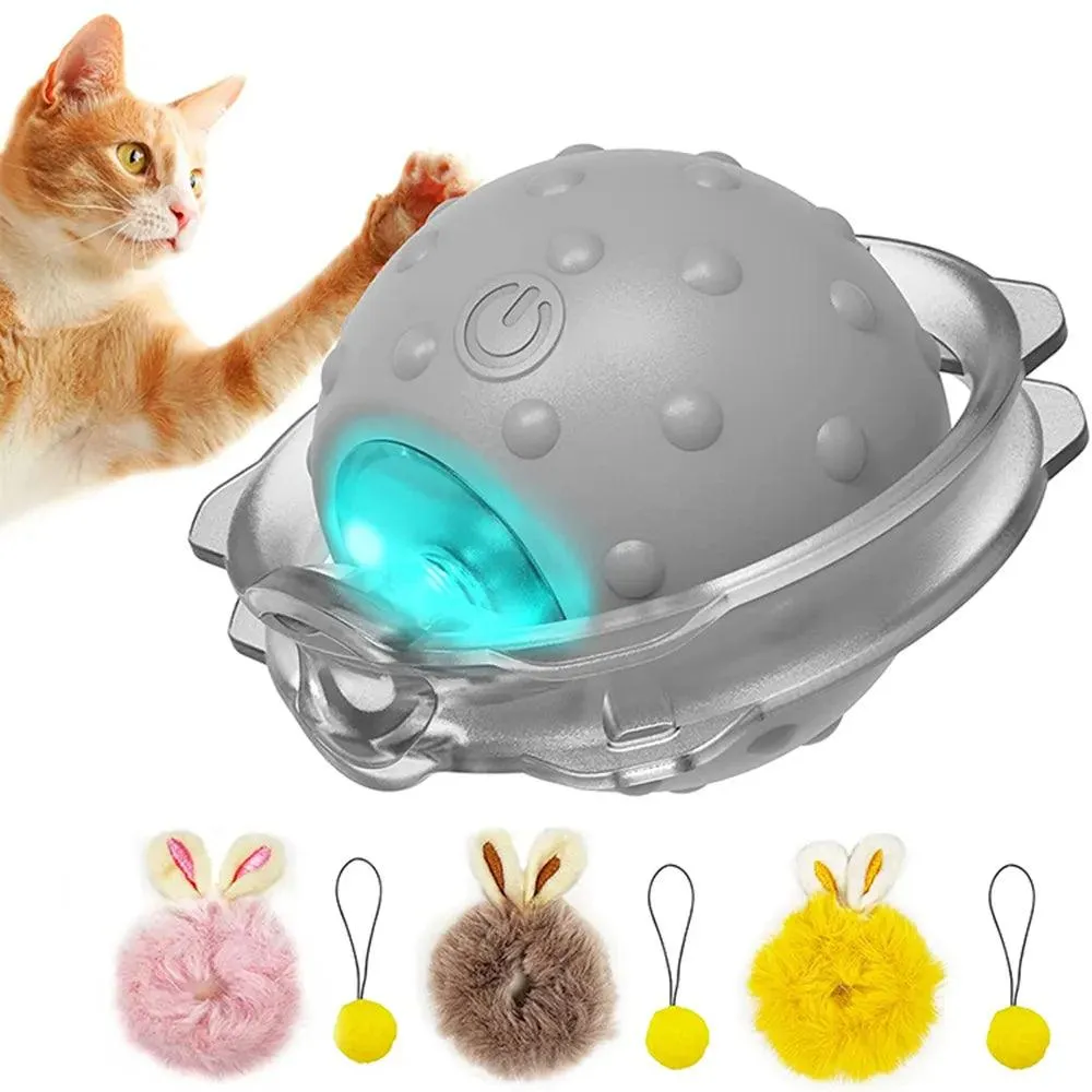 FelineFun LED Light & Bird Sound Rolling Ball