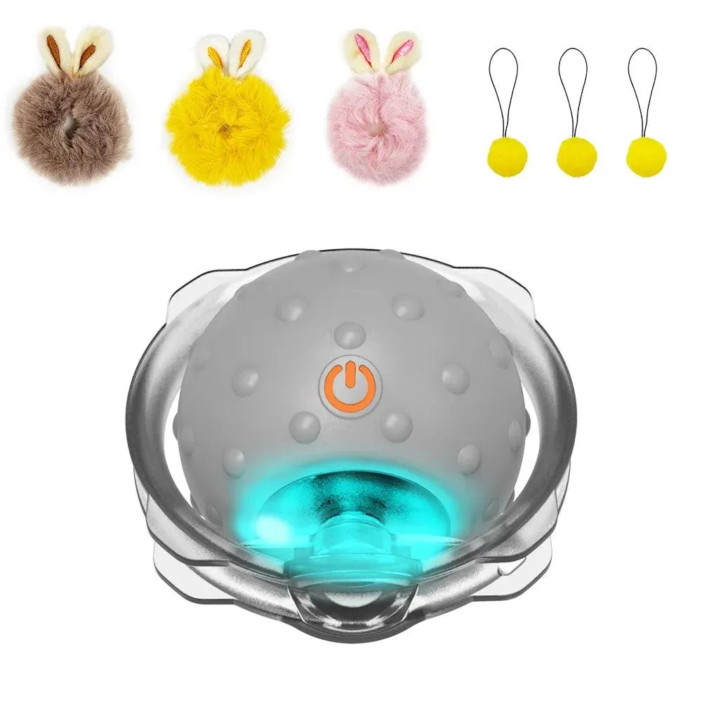 FelineFun LED Light & Bird Sound Rolling Ball