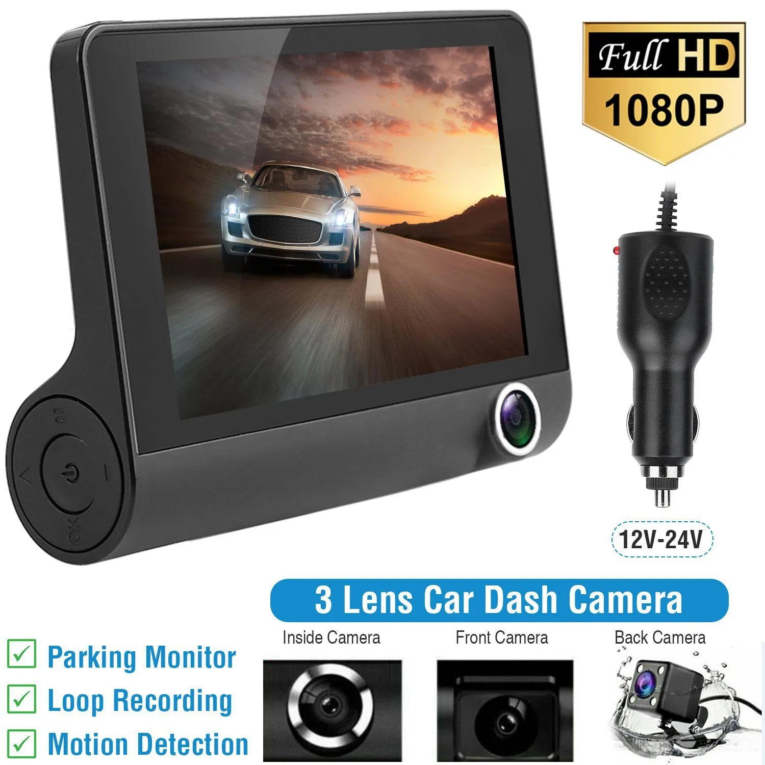 FHD 1080P Car DVR Dash Camera