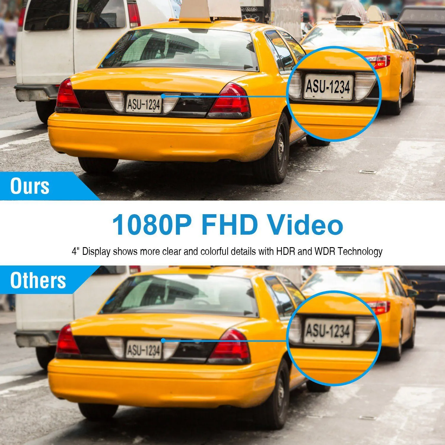 FHD 1080P Car DVR Dash Camera