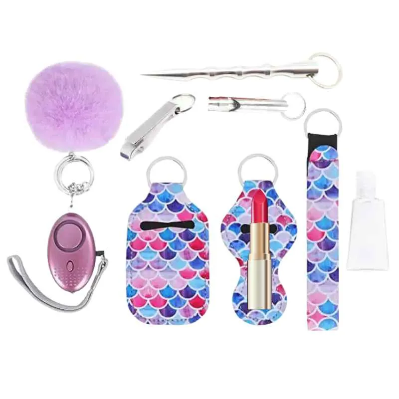 Fight Fobs® Pastel Scales Self Defense Key Chain Gift Set