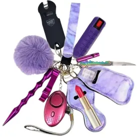 Fight Fobs® Purple Haze Self Defense Key Chain Gift Set