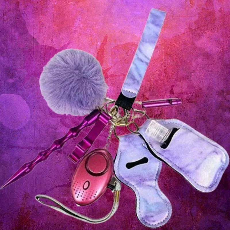Fight Fobs® Purple Haze Self Defense Key Chain Gift Set