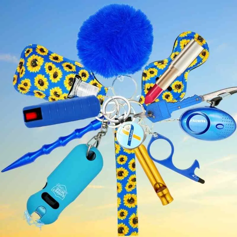 Fight Fobs® Ukraine Support Self Defense Key Chain