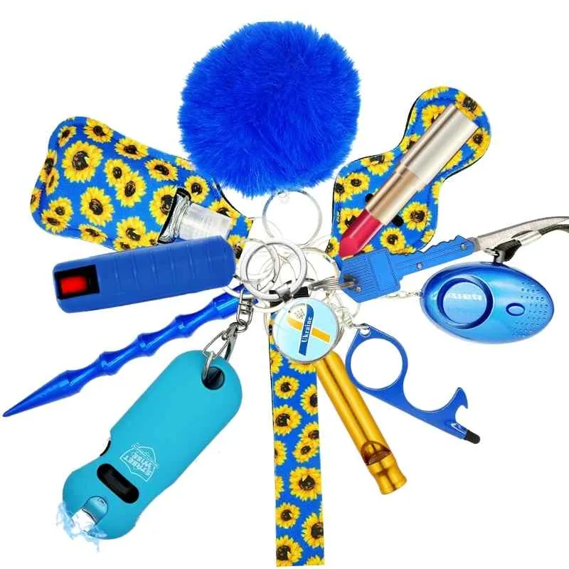 Fight Fobs® Ukraine Support Self Defense Key Chain