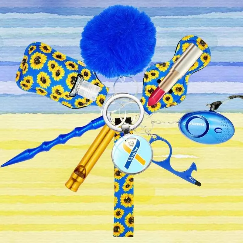 Fight Fobs® Ukraine Support Self Defense Key Chain